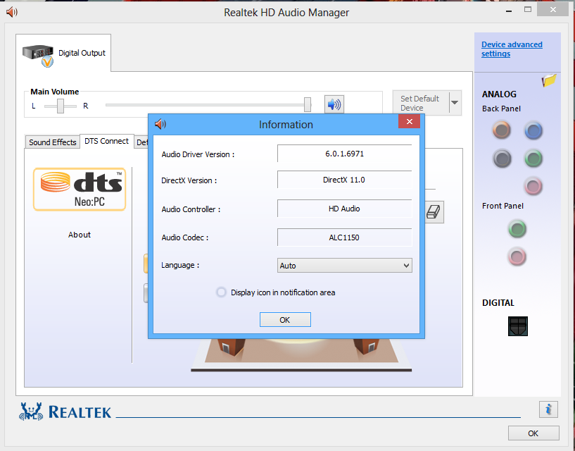dts audio driver download
